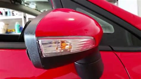 2013 Ford Fiesta - Testing New Side Marker Light In Side View Mirror