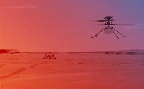 NASA วางแผนทดสอบการบินตัวต้นแบบเฮลิคอปเตอร์ Ingenuity บนดาวอังคาร ...