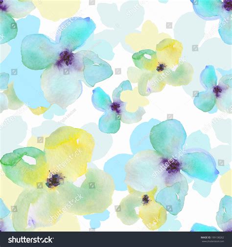 Maybe you would like to learn more about one of these? Repeating Watercolor Flower Pattern Modern Watercolor ...