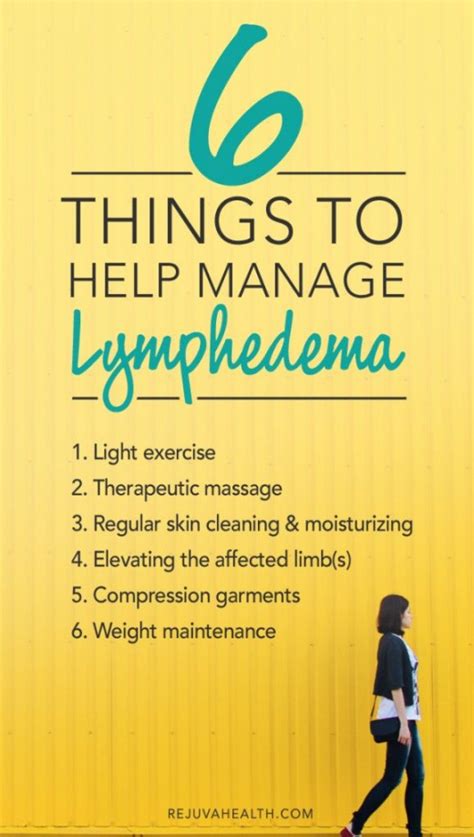 6 Things To Help Manage Lymphedema Lymphedema Lymphatic Massage