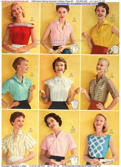 1958 Sears Spring Summer Catalog Page 89 Catalogs And Wishbooks