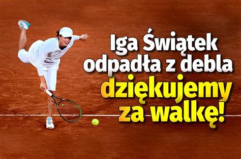 I'm 19 years old tennis player from poland. Drugi finał nie dla Świątek. Polka odpadła w deblu po ...