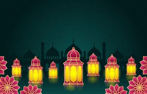 Premium Vector Islamic Arabic Lantern For Ramadan Kareem Eid Mubarak