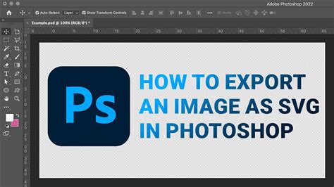 How To Export A Svg From Photoshop Youtube