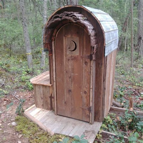 He Built Them This Whimsical Little Outhouse Shed To Tiny House Tiny