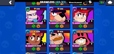 Selling Brawl Stars Account With 35 000 Trophies And 60 Brawlers 12 Power11 Epicnpc
