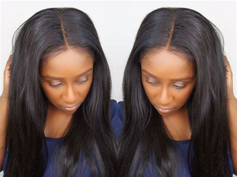 How To Make Your 360 Lace Frontal Wig Look Real Natural Looking Middle