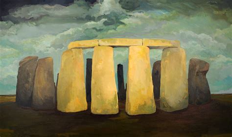 Stonehenge Series Painting Art Oil On Canvas