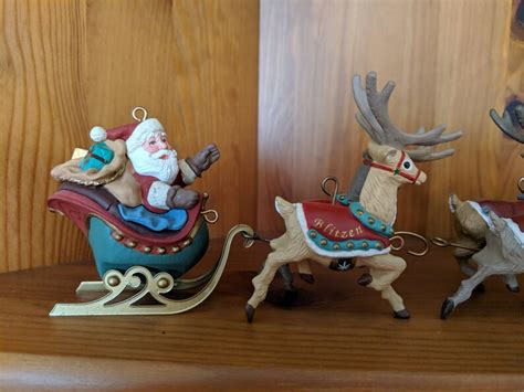 Vintage 1992 Hallmark Keepsake Ornament Santa And His Etsy