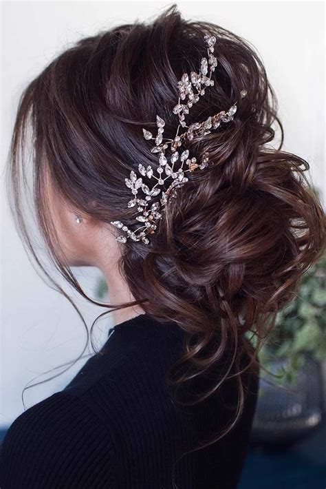 46 Swept Back Wedding Hairstyles For Your Special Bride Look Long
