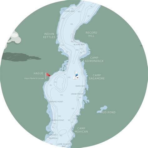 Great Lakes Nautical Map — Roo Kee Roo