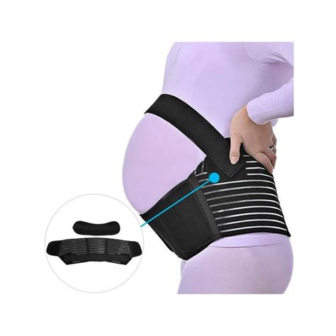 Unique Bargains Maternity Adjustable Belly Band Pregnancy Back