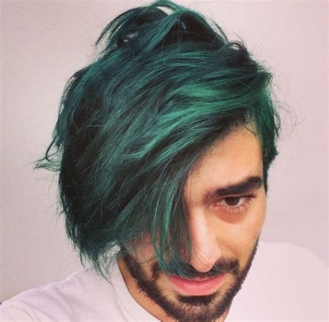 Green Hair Man