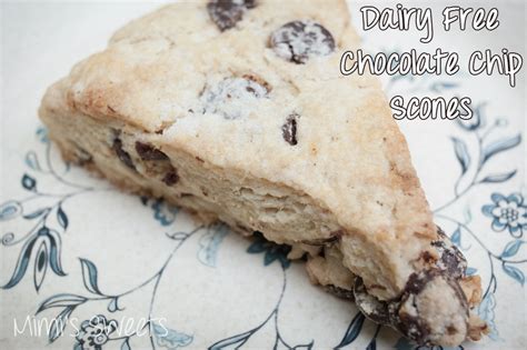 Dairy Free Chocolate Chip Scones Mimi S Sweets