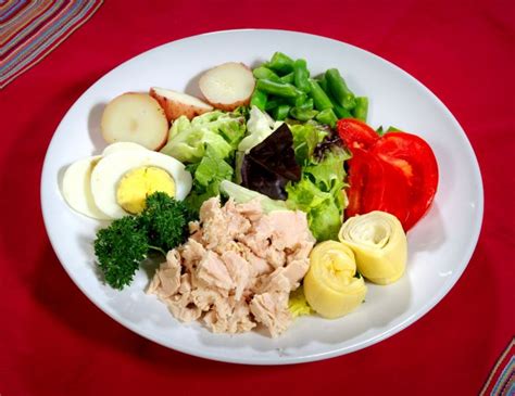 Free Picture Plate Grouping Healthy Foods Including Bright Red