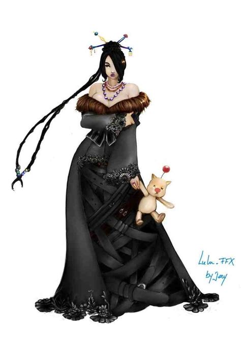 Black Mage Beauty Lulu Lulu Final Fantasy Fan Art Final Fantasy X