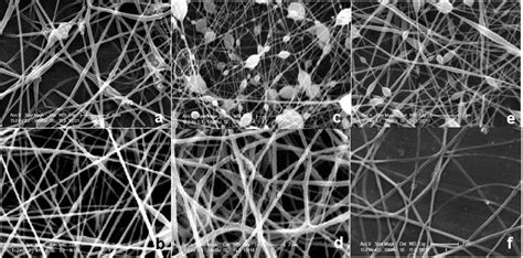 Sem Images Of Electrospun Nanofibres Of Commercial Pullulan A