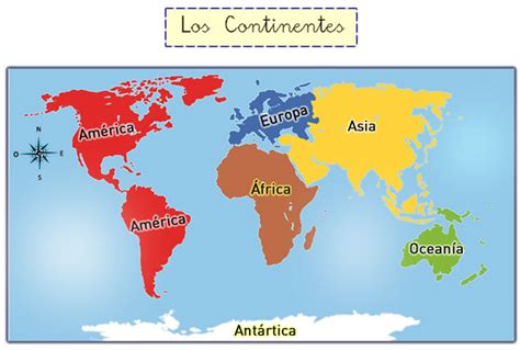 Los Continentes Y Océanos