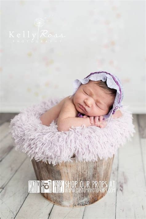Purple Dreams Faux Fur Newborn Photo Props Photography Props