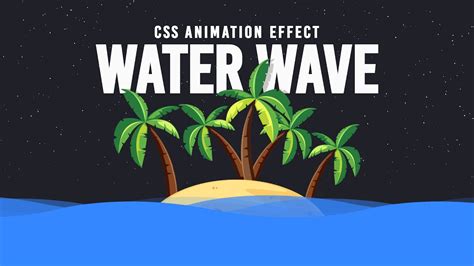 Css Water Wave Background Animation Effects Html Css