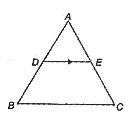 in the given figure in deltaabc de bc so that ad 4x 3 cm ae