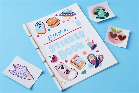 How To Make A Diy Sticker Book Printable Activity Pages Sandee Booth