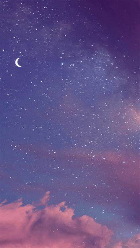 Aesthetic Wallpapers With Stars Moon And Star Wallpaper🌙⭐ In My