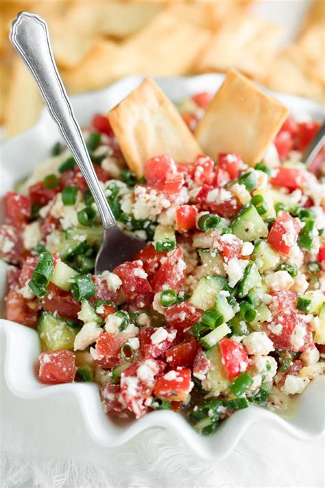 Mediterranean Feta Dip Appetizer Salad Topper