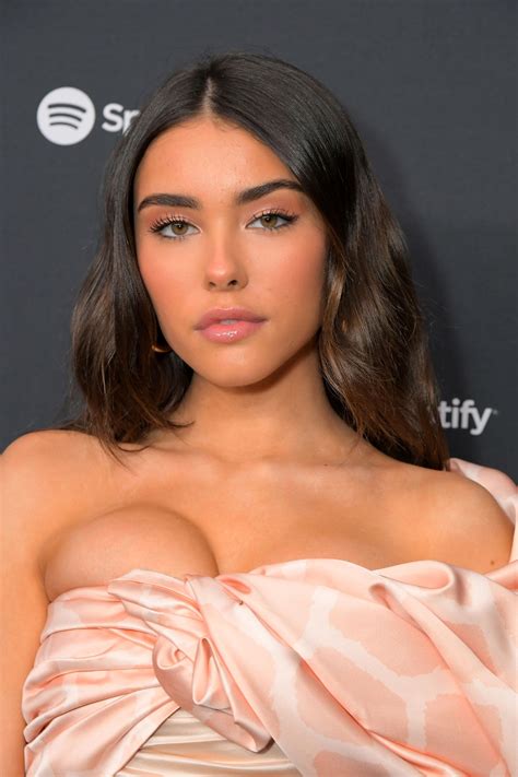 Madison Beer Tits Pink Dress 6