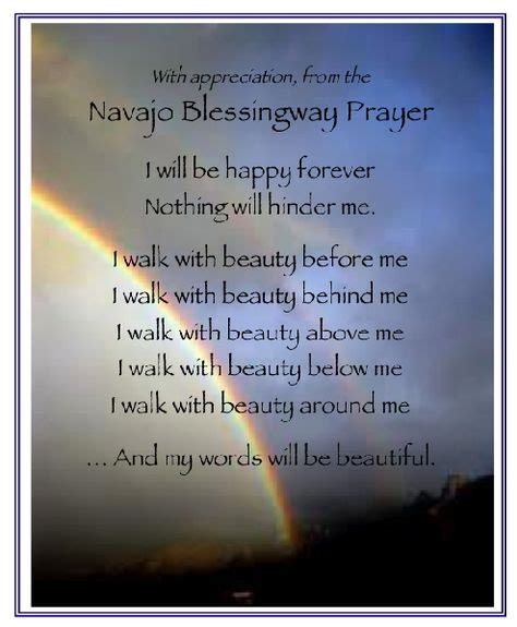 Navajo Prayer Beauty Navajo Blessingway Prayer Bodhi Isaak Prayer