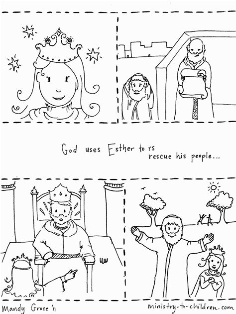 Loads of resources for queen esther. Queen Esther Coloring Page | Story of esther, Bible ...