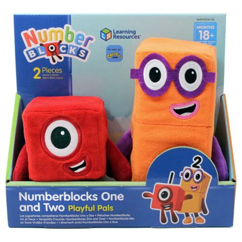 Hand2mind Numberblocks One And Two Playful Pals Plush