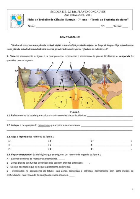 Pdf Ficha Trabalho Tectonica De Placas Dokumen Tips
