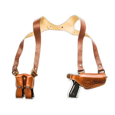 Horizontal Shoulder Holster Leather Harness Lhs Cebeciarms