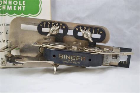 Singer Buttonhole Attachment From Old Tools Love Sewing Etsy Shop
