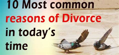 10 most common reasons for divorce in marriage
