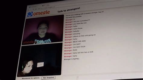 Hiting My Cousin With Random Things On Omegle Omegle Funny Moments 5 Youtube