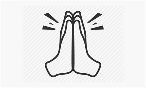 Hand Emoji Clipart Pray Praying Hands Emoji Vector Transparent