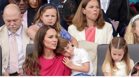 Kate Middleton Comforts Mia Tindall At Platinum Jubilee Au