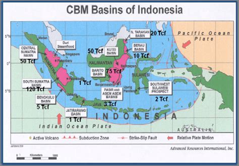 Gambar I Peta Cekungan Berpotensi Cbm Di Indonesia Pt Pertamina Download Scientific