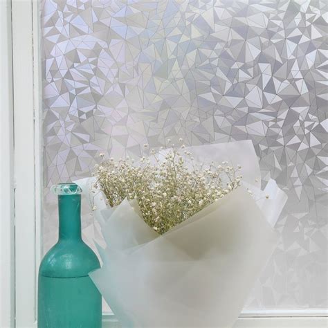 Fancy Fix 3d Window Film Non Adhesive Static Decorative Privacy Anti Uv