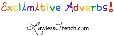In sentences that have two parts and two different subjects, the subjunctive is used after the conjunctions and verbs. French Exclamative Adverbs - Combien, comme, que, ce que ...