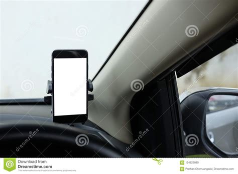 Download Mockup Smartphone In A Car Use For Navigate Or GPS ...