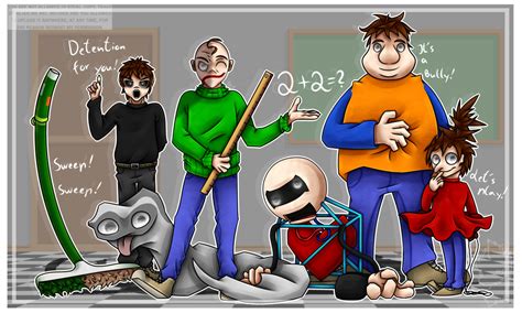 Baldis Basics By Infanio Baldis Basics In Fanart Baldis Basics In