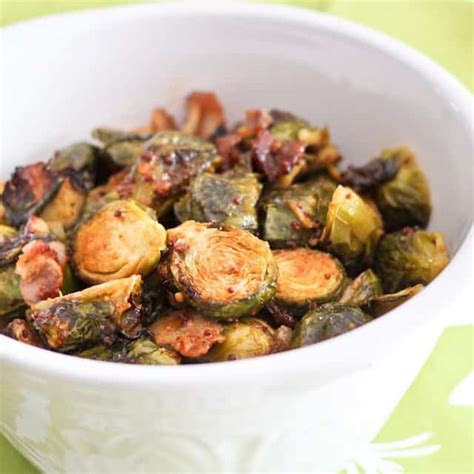 If you eat meat, crumbled bacon bits taste heavenly with roasted brussels. Oven Roasted Brussels Sprouts and Smokey Bacon
