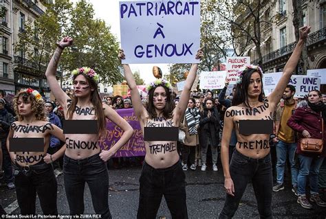 french film and tv stars join tens of thousands of activists to march through paris daily mail