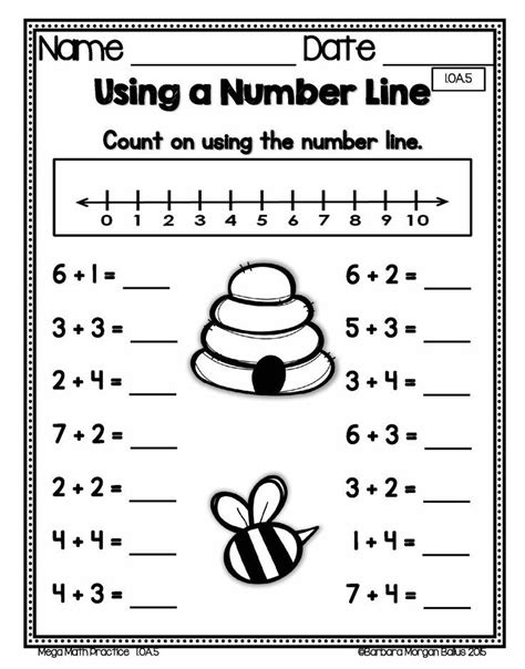 Number Combinations 1oa5 First Grade Math Mega Math Practice First