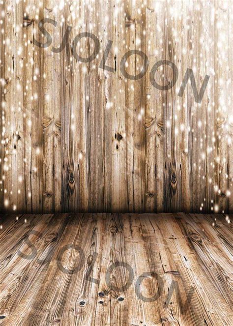 Sjoloon 5x7ft Rustic Wood Vinyl Photography Backdrop Nostalgia Wood