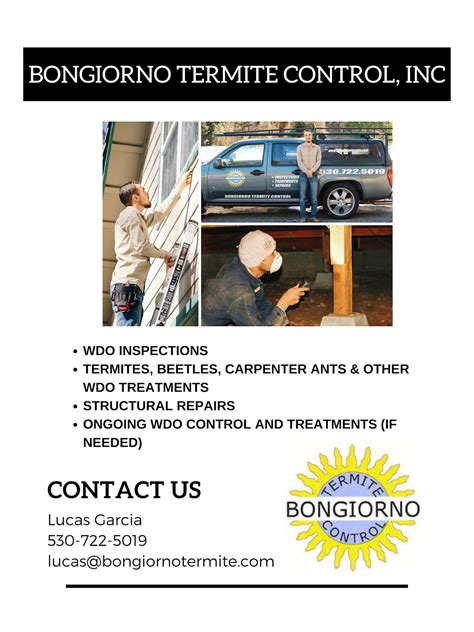 Has been serving the north state since 1954. Bongiorno Termite Control- Shasta County - 8 Photos - Pest ...