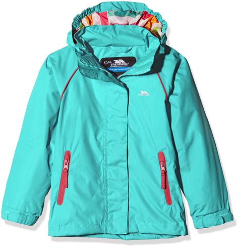 Trespass Kids Lunaria Waterproof Rainoutdoor Jacket Hikerstore
